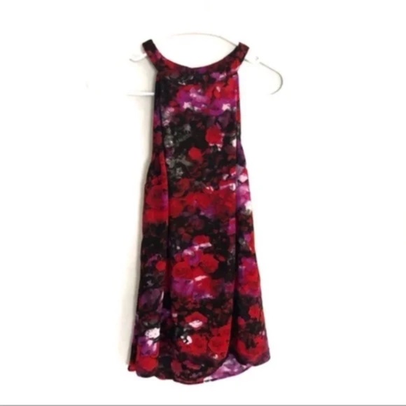BB Dakota Tops - BB Dakota Anita Rose Floral Halter Top